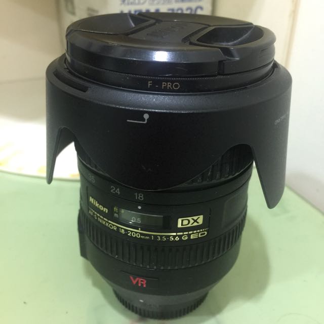 Nikon AF-S DX VR 18-200mm F3.5-5.6G IF-ED, 相機攝影, 鏡頭及裝備在