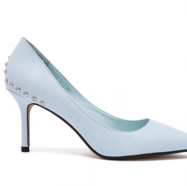powder blue high heels