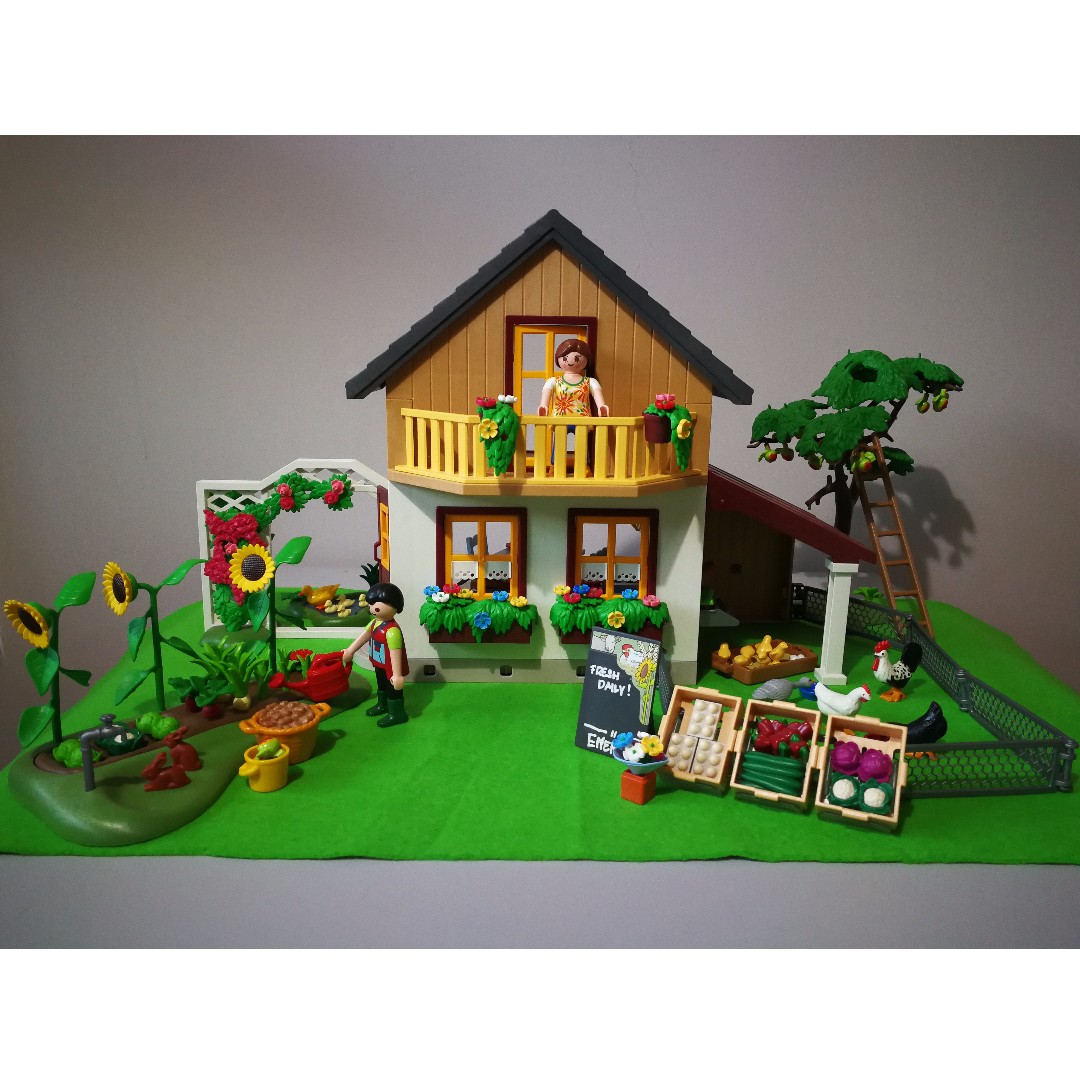 Weerkaatsing Geelachtig Occlusie Playmobil 5120 Farm House with Market, Hobbies & Toys, Toys & Games on  Carousell