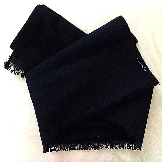 Preloved Pashmina Ima Rawis Hitam Fesyen Wanita Muslim Fashion Di Carousell