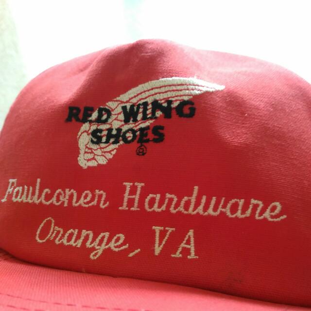 red wing shoes hat