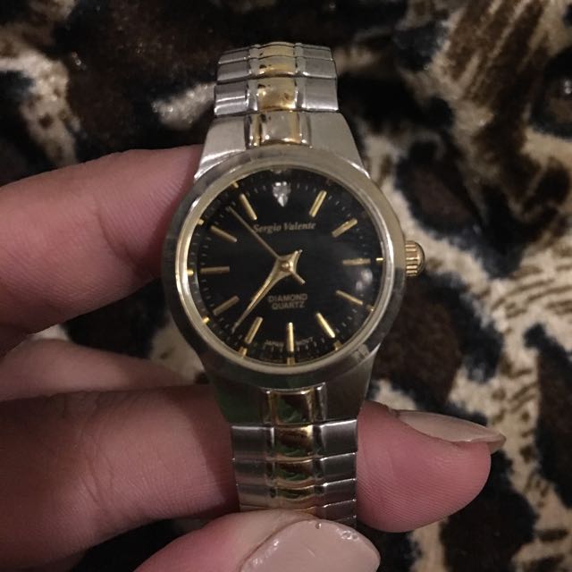 Sergio valente best sale watch diamond quartz