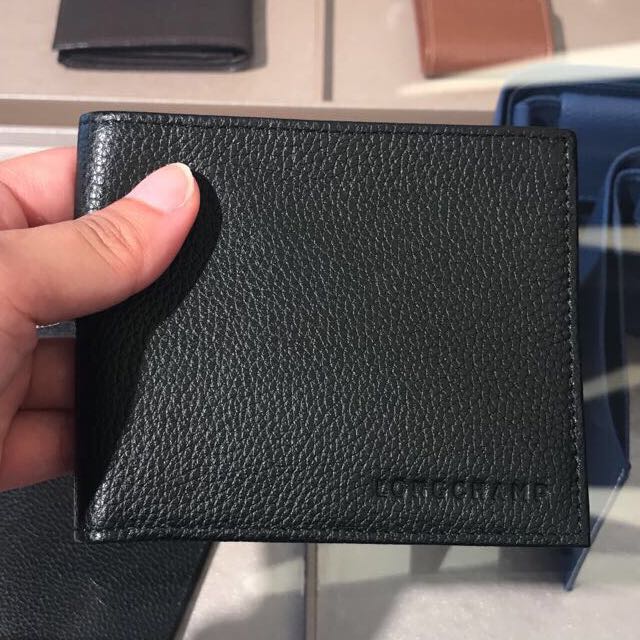longchamp men's leather wallet