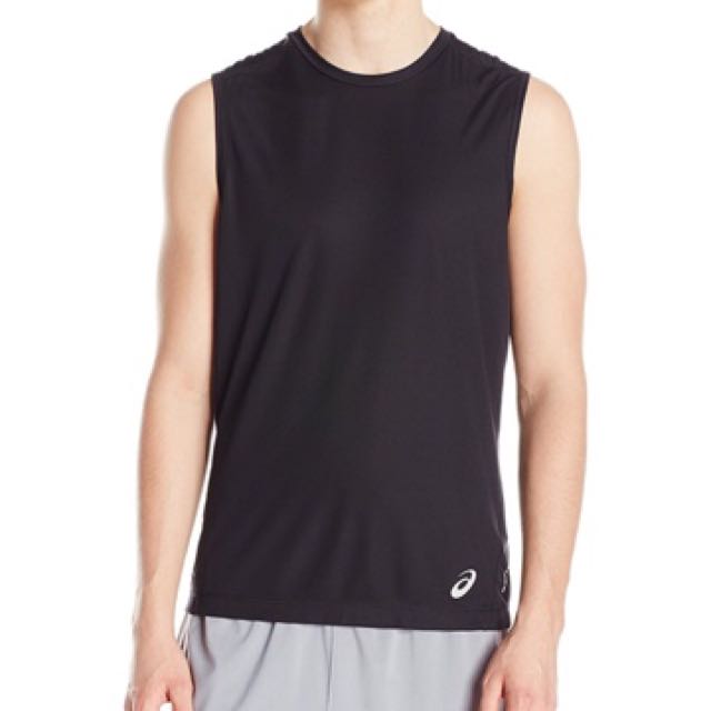 asics sleeveless running shirt