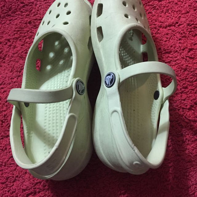 lime green crocs women's