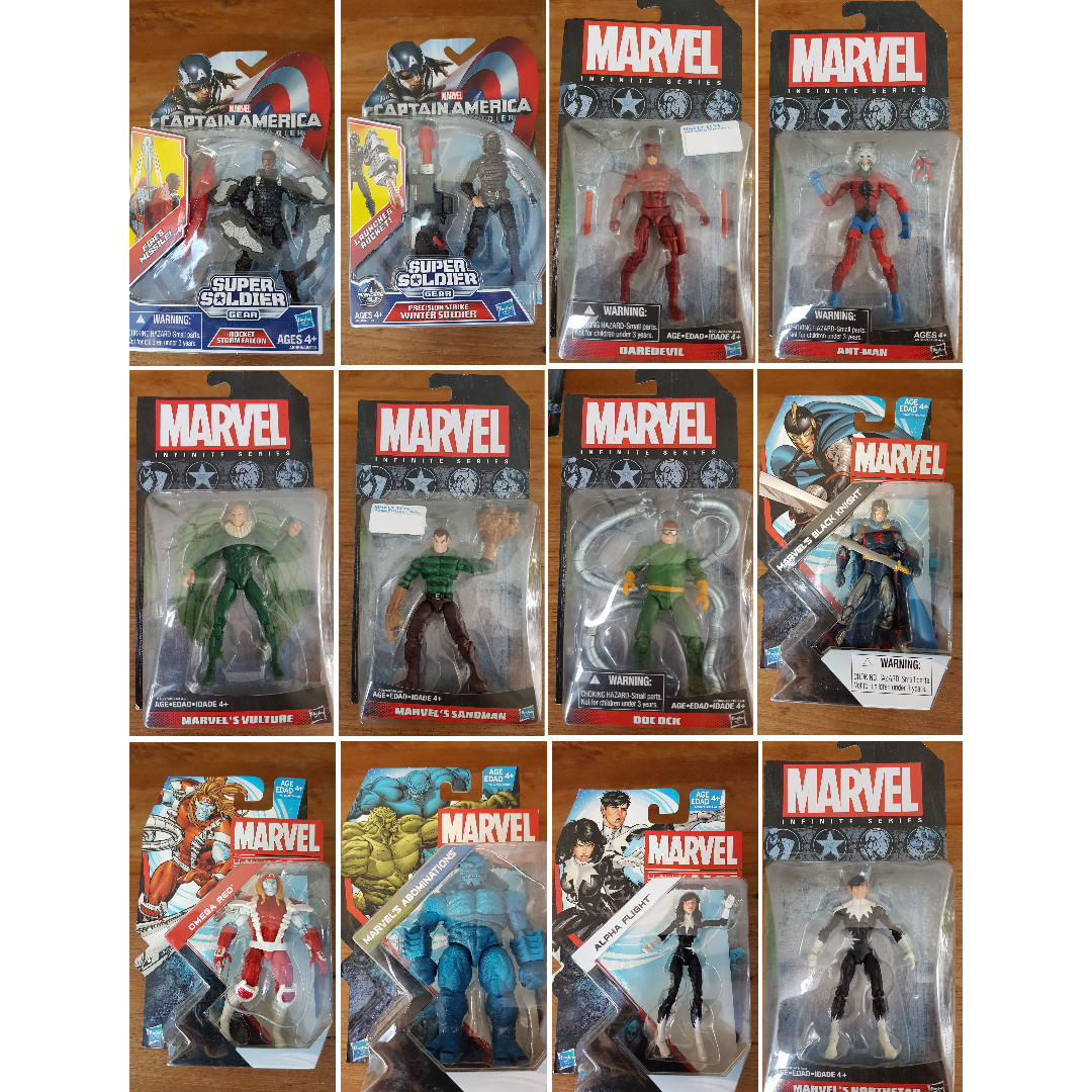 marvel universe 3.75 action figures