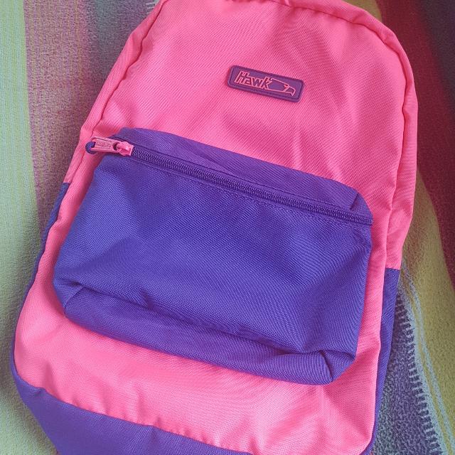 hawk bag pink violet