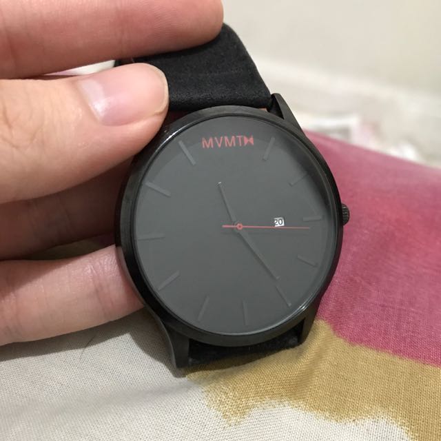 Jam Tangan Mvmt Black Fesyen Pria Jam Tangan Di Carousell
