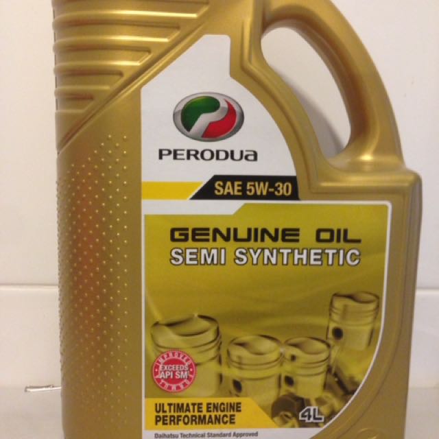 Minyak Hitam Semisenthetic Gold Original Perodua Free Oil Filter Everything Else Others On Carousell