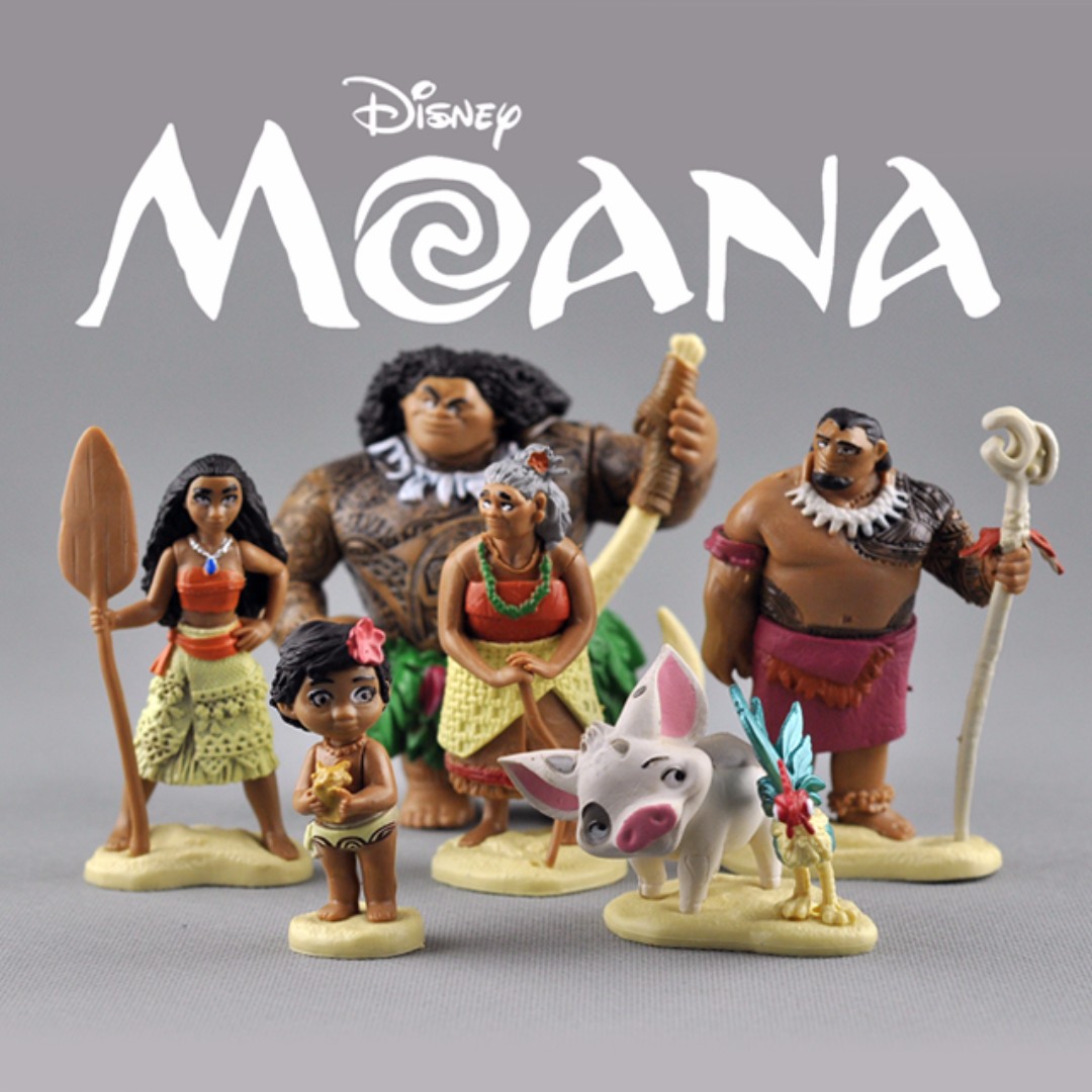 Moana Cake Topper Figurines 5 Pcs A Set Toys Games Others On Carousell