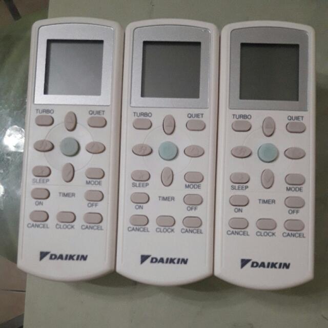 New Daikin Aircond Remote Electronics Others On Carousell