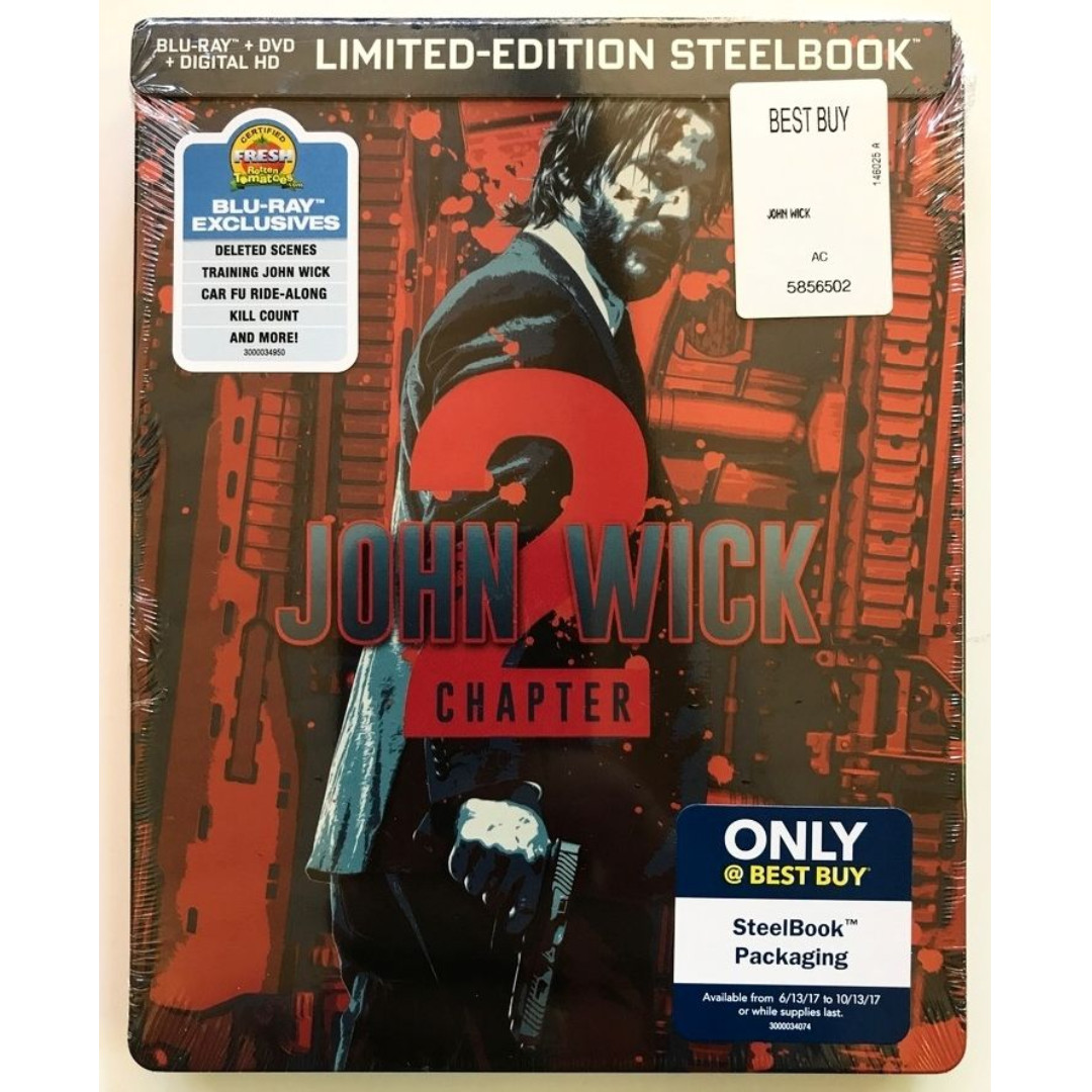 John Wick Chapter 2 [SteelBook] [Blu-ray] - Best Buy