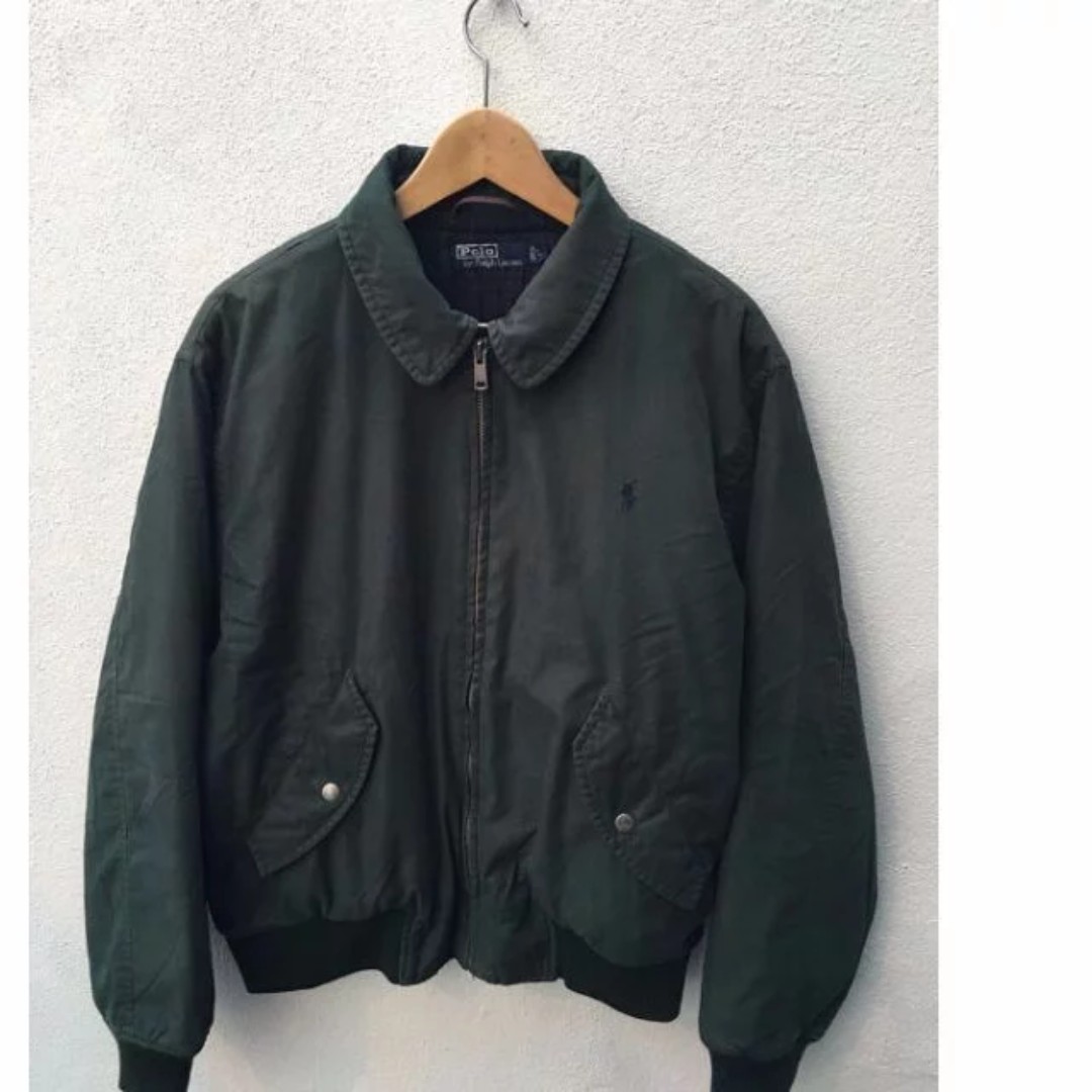 ralph lauren bomber jacket vintage