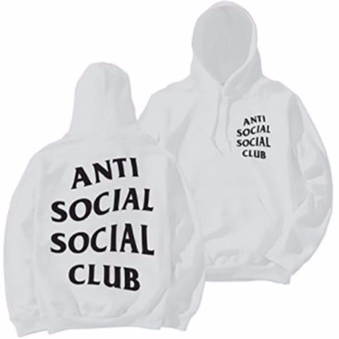 anti social social club hoodie mens