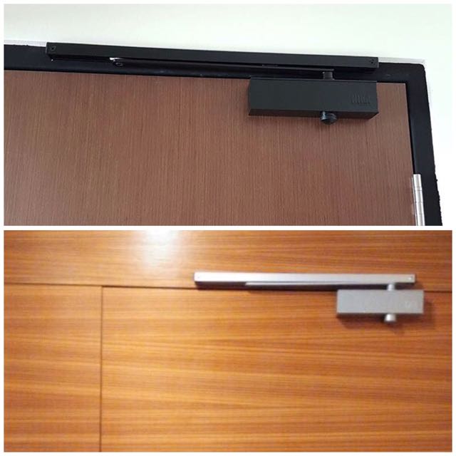Fire Rated Door Closer V Arm Sliding Arm Concealed Door Stopper
