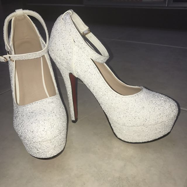 high wedding shoes