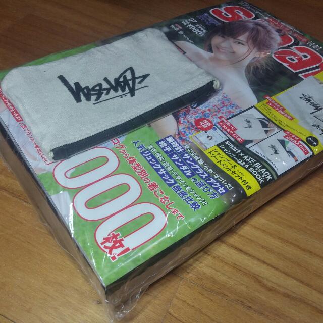 Stussy Tote Bag with Japanese fashion magazine, Hobbies & Toys, Books