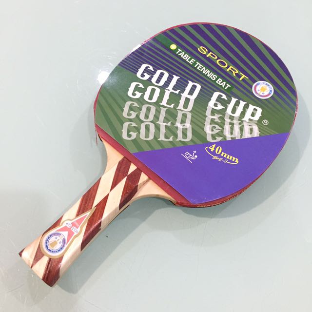 Table Tennis Bat Racket With Inverted Sandwich Rubber, Sports Equipment, Sports & Games, Racket