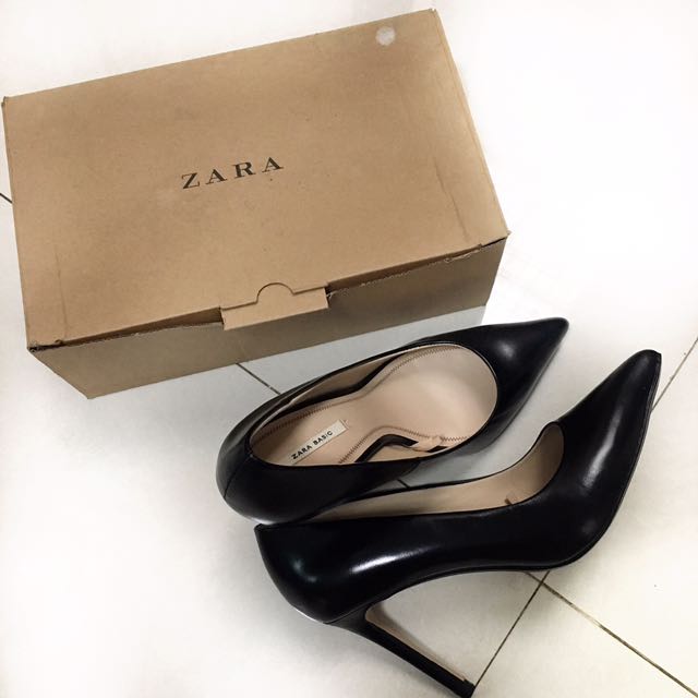 Zara Basic Heels Fesyen Wanita Sepatu Di Carousell