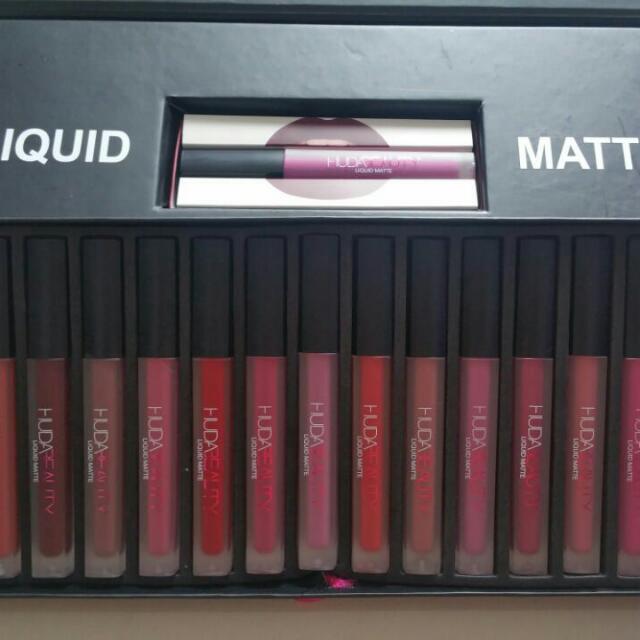 huda beauty 16 lipstick set