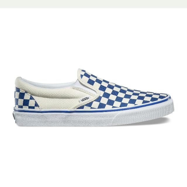 blue n white vans