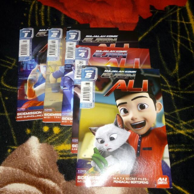 Ejen Ali Misi 1 5 Books Stationery Comics Manga On Carousell