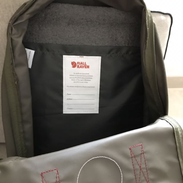 FJALLRAVEN KANKEN Backpack In Kaki Color