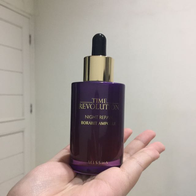 [SALE] Missha Time Revolution Night Repair Borabit Ampoule, Beauty ...