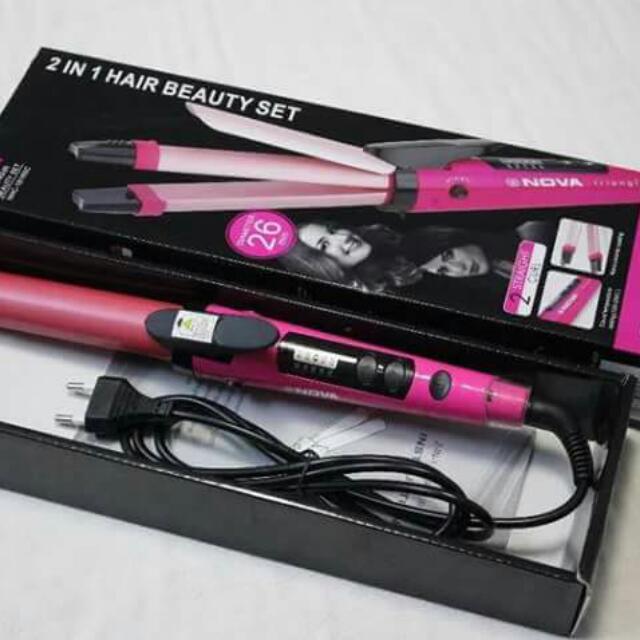 beauty 2 in 1 hair beauty set