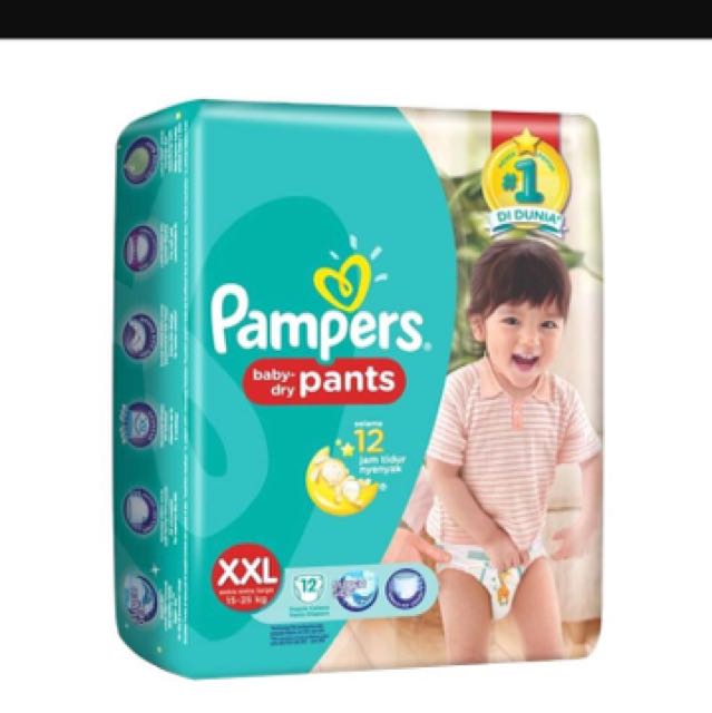 pampers diapers xxl size