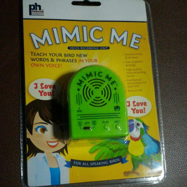 Brand New Mimic Me Voice Recording for Parrot