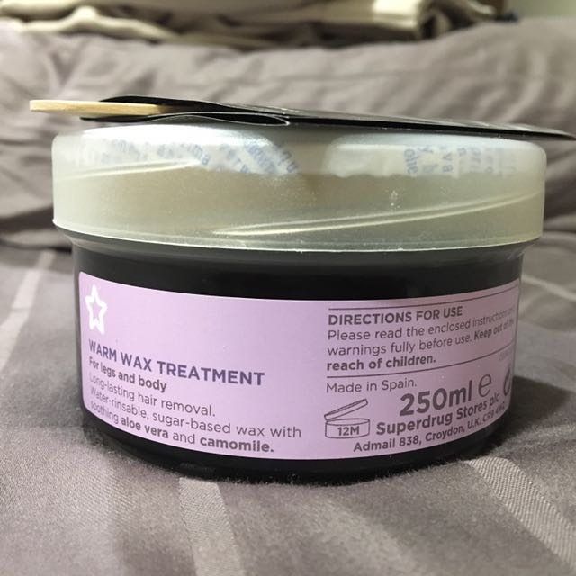 Superdrug Warm Wax And Treatment Strips Health Beauty Bath