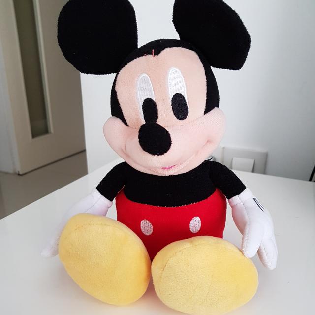 talking mickey mouse plush