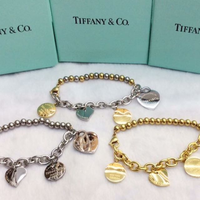 tiffany and co stainless steel bracelet
