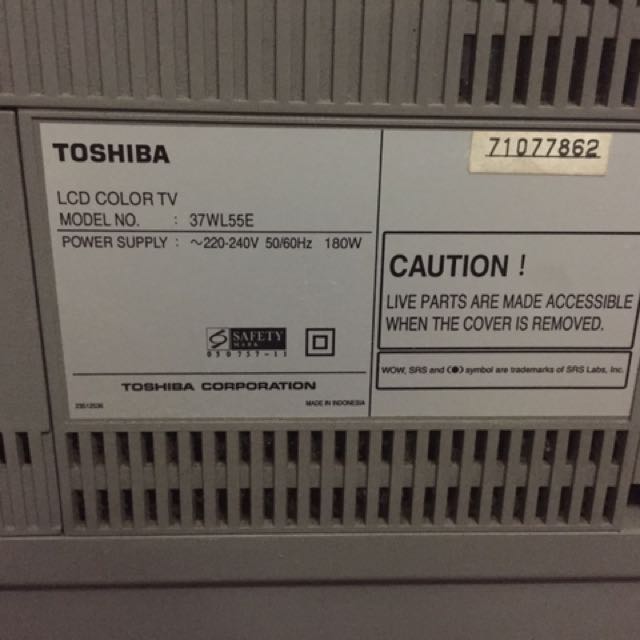 Toshiba Flat Screen Tv, TV & Home Appliances, TV & Entertainment, TV on