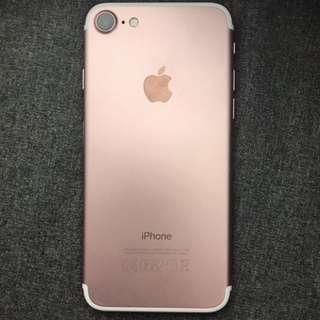Unlocked Rose Gold iPhone 7 256gb