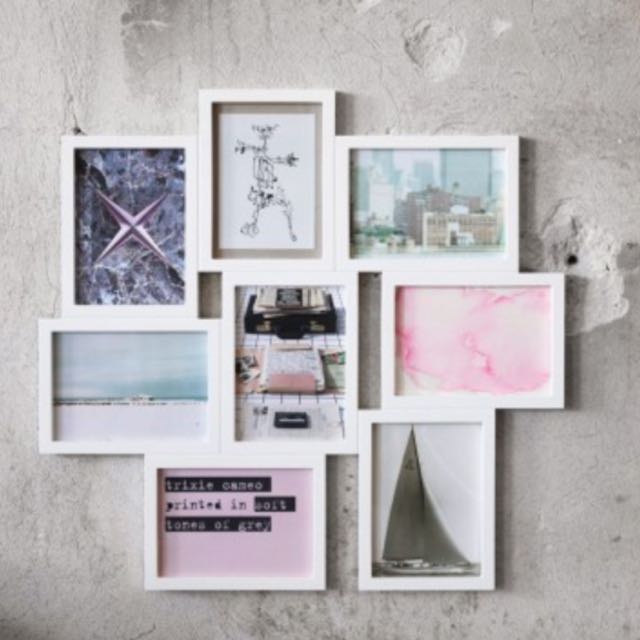 6 Ikea Picture Frames Various Sizes Including One Collage Frame Furniture Home Decor On Carousell