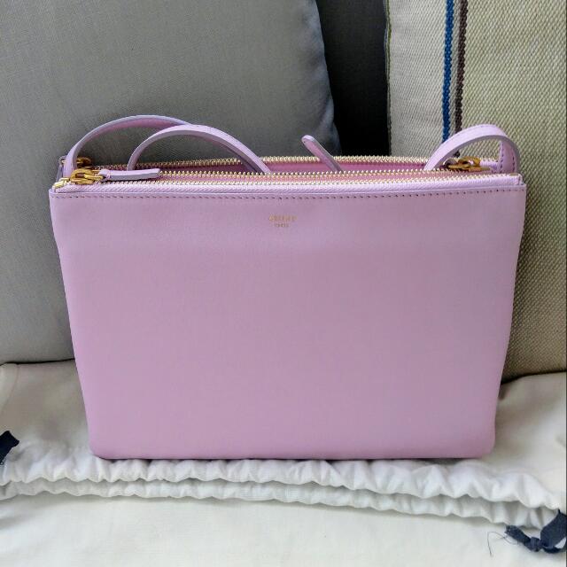 Celine trio bag pink sales
