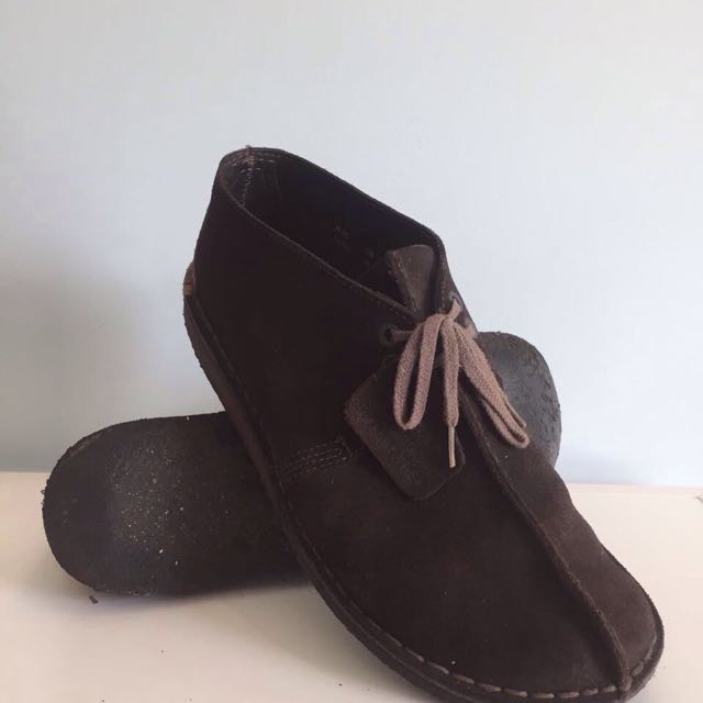 brown suede desert trek