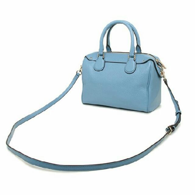 Coach Baby Blue Satchel Bag, Women's Fashion, Bags & Wallets, Tote Bags