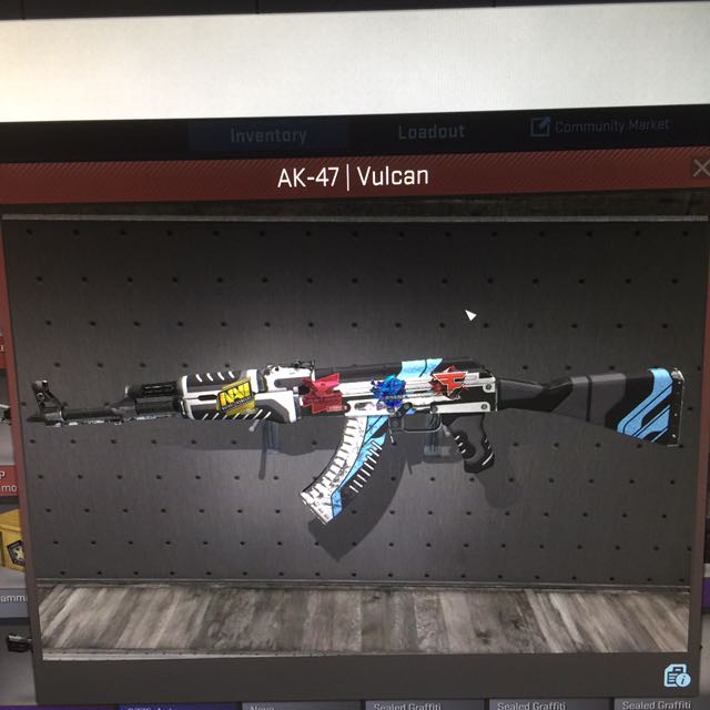 CSGO ak Vulcan Ak Neon Revolution, Video Gaming, Gaming Accessories ...