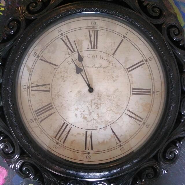 Edinburgh Clock Works Co. Wall Clock, Furniture & Home Living on Carousell