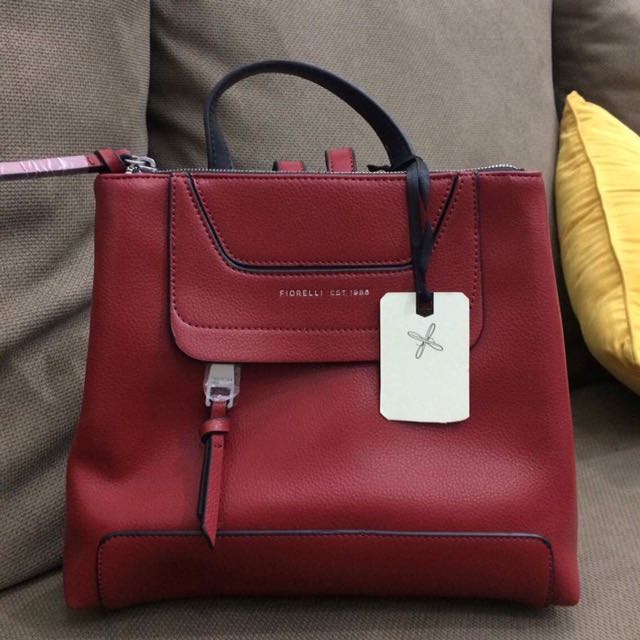fiorelli red backpack