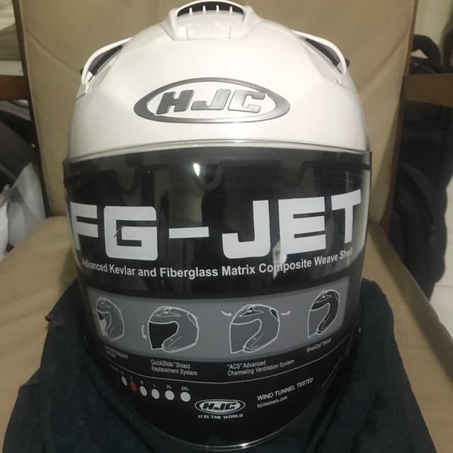 HJC Helmet, Motorcycles, Motorcycle Apparel on Carousell