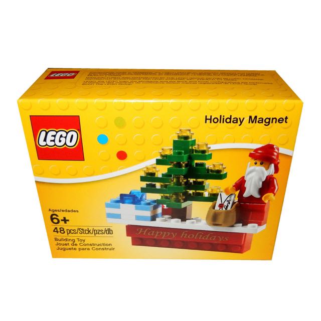 lego christmas magnet