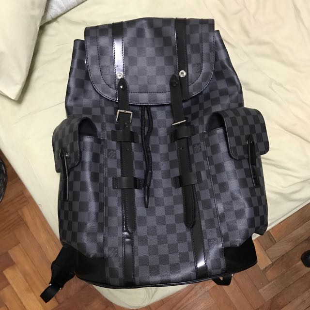 LoUis Vuitton inspired LV Christopher backpack (premium quality ), Men's  Fashion, Bags, Backpacks on Carousell