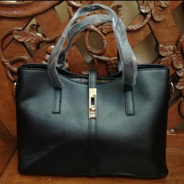 Matte Black Bag, Women's Fashion, Bags & Wallets, Crossbody Bags on