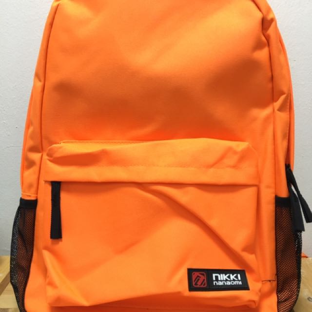 Nikki Nanaomi Backpack (Orange), Men's Fashion, Bags, Backpacks on ...
