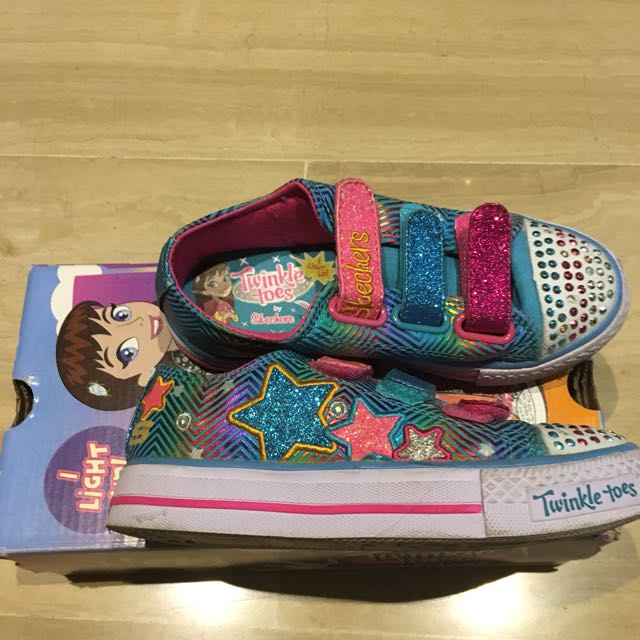 Skechers Twinkle Toes C13 Lights Up Babies Kids Babies