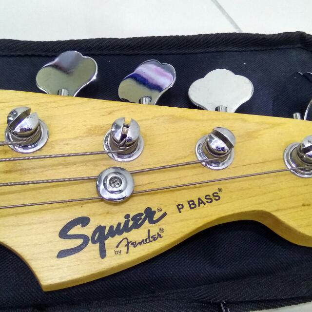 Squier - P BASS (California Series) by Fender, Hobbies & Toys, Music